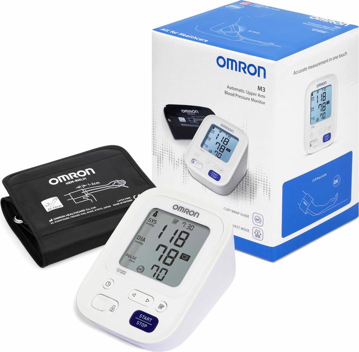 Actual product image Omron M3 (Blood pressure monitor upper arm)