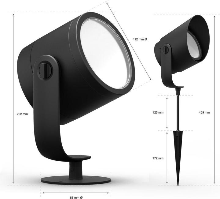 Produktbild Philips Hue Lily XL Erweiterung (1050 lm, IP65)
