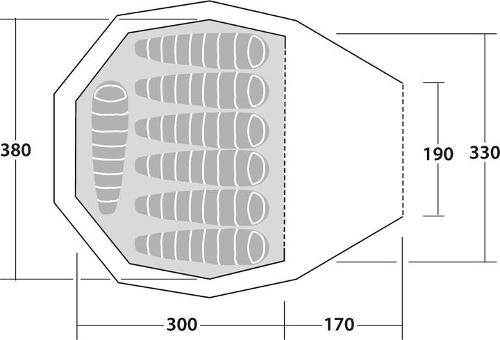 Produktbild Robens Fairbanks Grande (Kuppelzelt, 13.50 kg, 7 Personen)