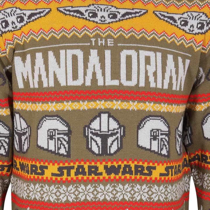 Actual product image Star Wars Unisex Adult Repeat Print Knitted Jumper (L)