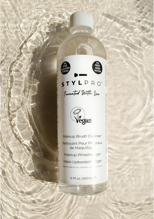 Immagine prodotto Stylideas stylPro BCF05 Detergente per pennelli da trucco in bustina 500ml (Struccante, 500 ml)