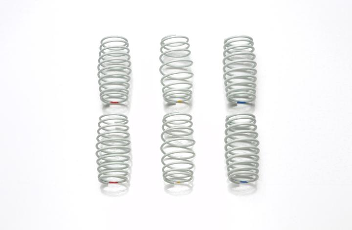 Actual product image Tamiya CC-01 Barrel spring set (3x2) soft/med/ha