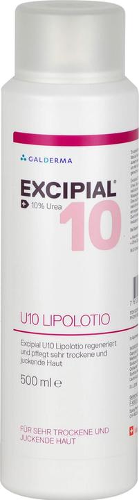 Excipial U10 Lipolotio für sehr trockene und juckende Haut, 500 ml Lotion (Körpermilch, 500 ml)
