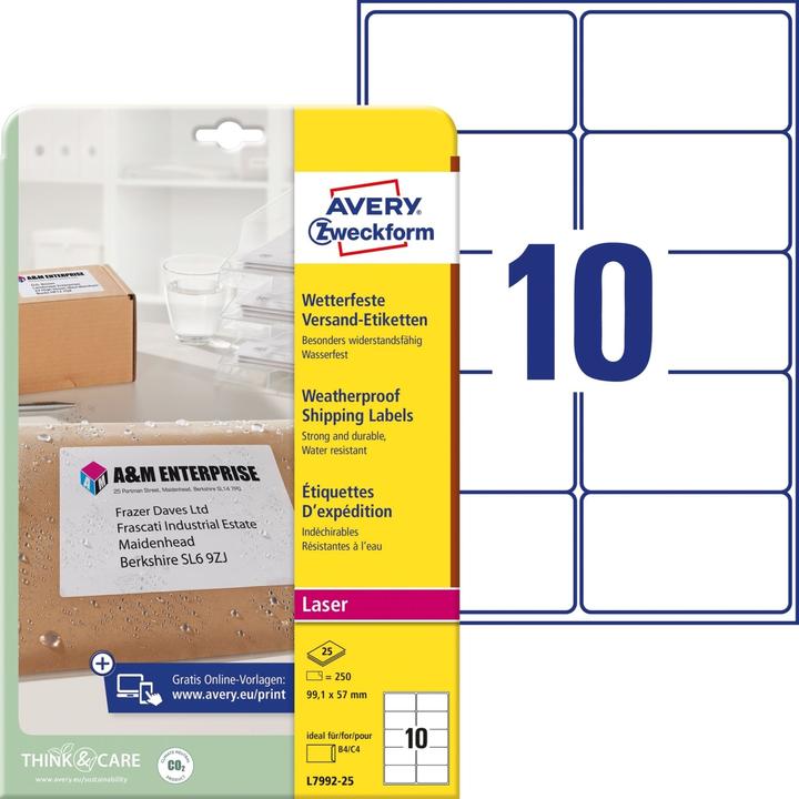 Produktbild Avery Zweckform L7992