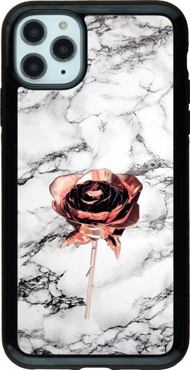 Actual product image PhoneLook Coque Hybrid Armor noir Marble Rose Gold (Apple iPhone 11 Pro Max)
