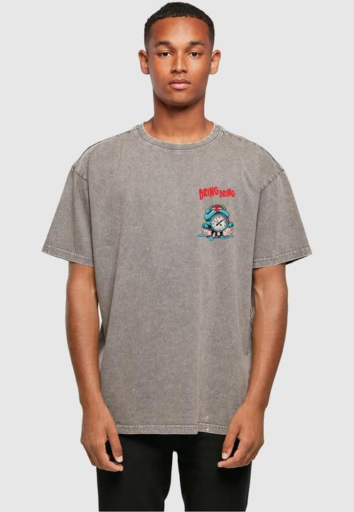 Produktbild Merchcode ALARM CLOCK Comic Acid Washed Oversized Tee - 113035 (M)