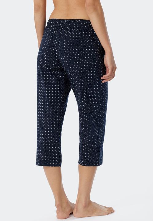 Actual product image Schiesser Mix & Relax Organic Cotton Pyjama Trousers 3/4 long (46)