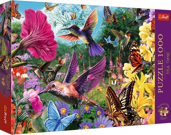 Produktbild Trefl Puzzle Premium Plus 1000 - Ein Garten für die Vögel (1000 Teile)