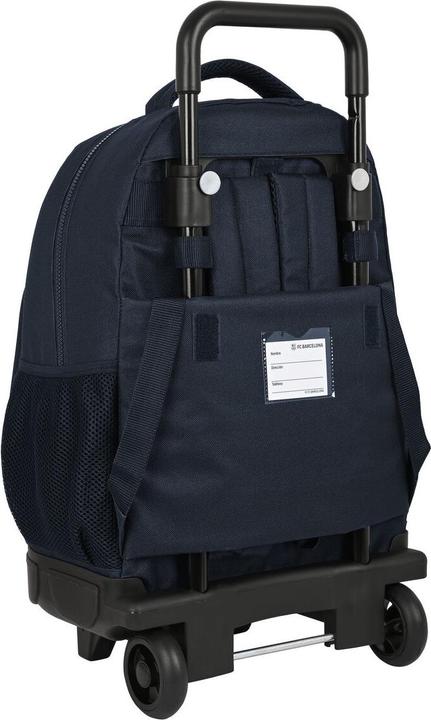 Actual product image FC Barcelona School rucksack with wheels F.C. Barcelona garnet red navy blue 33 X 45 X 22 cm
