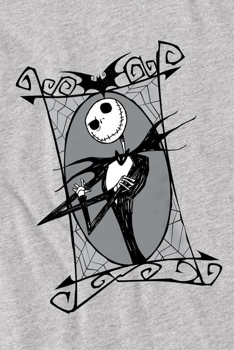 Actual product image The Nightmare Before Christmas Childrens/Kids Jack Skellington Frame T-Shirt (128)