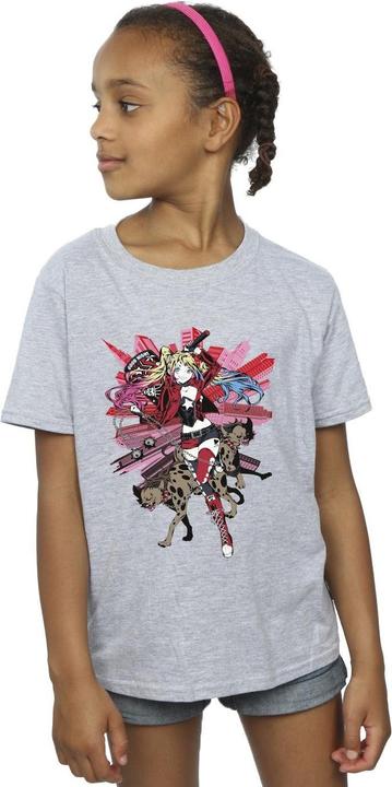 Immagine prodotto Harley Quinn Hyenas Maglietta Ragazze (152, 158)