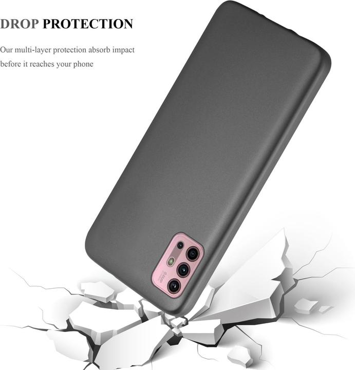 Productafbeelding Cadorabo TPU Matte Metallic Hoes (Motorola Moto G10, Motorola Moto G30)