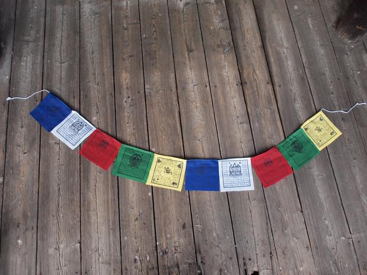 Klangschalen-Center Traditional Tibetan prayer flag ST.9173