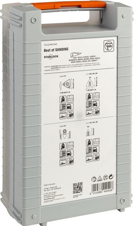 Actual product image Fein Best of Starlock Sanding (K60, K120, k80)