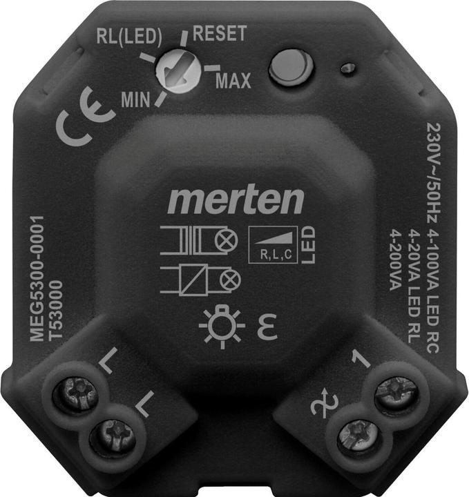 Merten Modulo dimmer LED universale, nero MEG5300-0001