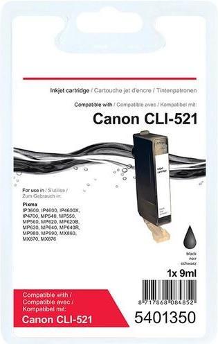 Office Depot Ink Cartridge Compatible Canon CLI-521BK Black