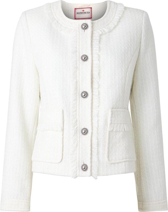 Produktbild Joe Browns Collarless Frayed Tweed Jacket (36)