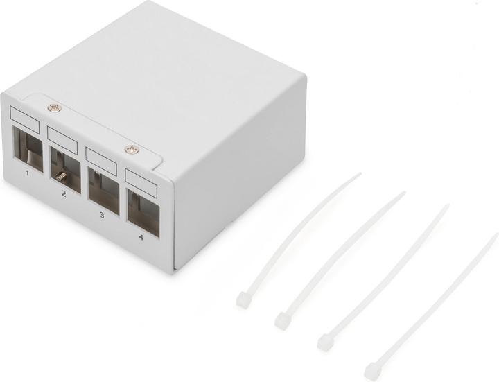 Actual product image Digitus Desktop Modular Blank Patch Panel, shielded, 4-port