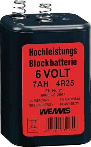 Image du produit HP Autozubehör Batterie monobloc 6 V 7 Ah 4R25 (24 pcs, 4R25, 7000 mAh)