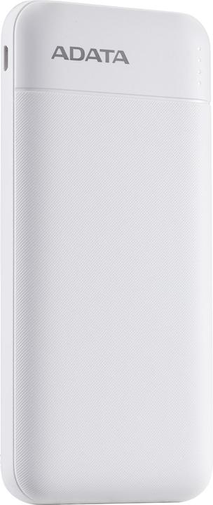 Actual product image Adata POWER BANK USB 10000MAH WHITE/PC100-14WH (10000 mAh, 20 W, 37 Wh)