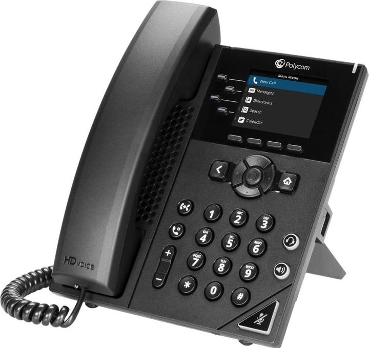 Poly Desk phone VVX 250 Obi Edition Black, Google Voice