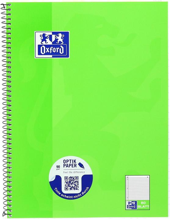 Produktbild Oxford Collegeblock (A4+, Liniert, Harter Einband)