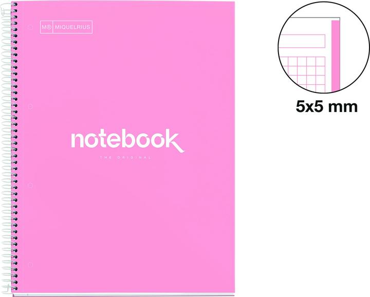 Image du produit Miquelrius Emotions Notebook (A4, Quadrillé, Couverture rigide)