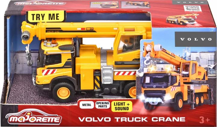 Actual product image Majorette Volvo Truck Crane