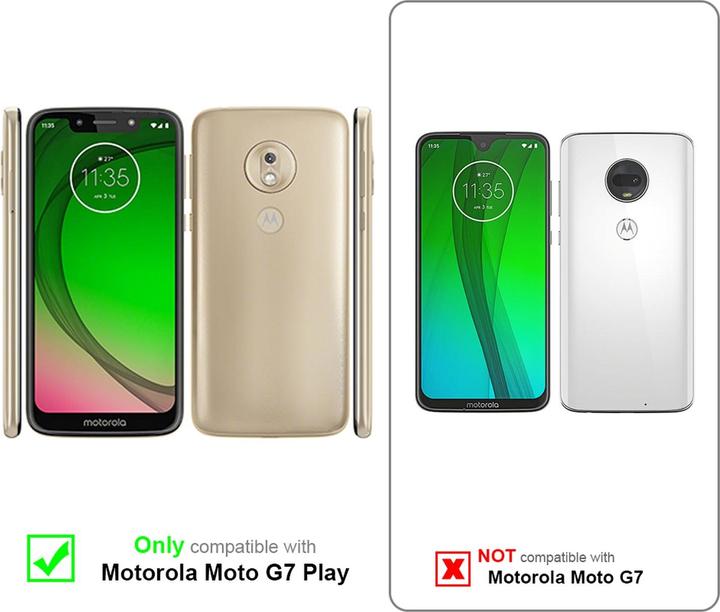 Productafbeelding Cadorabo Boek Onzichtbare Magneethoes (Motorola Moto G7 Play)