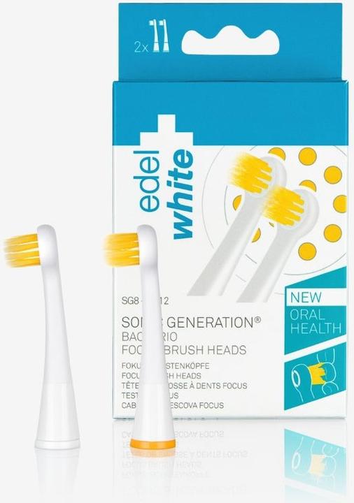 Immagine prodotto Edel + White Focus Brush Head Sonic Testine di ricambio per spazzole (2 x)