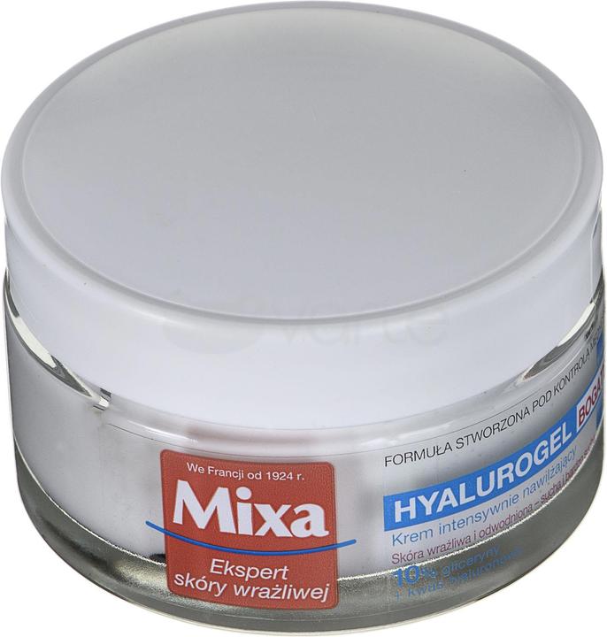 Actual product image Mixa Hyalurogel Sensitive Skin Expert Intensive Moisturizing Cream 50ml (50 ml, Day cream, Face gel)