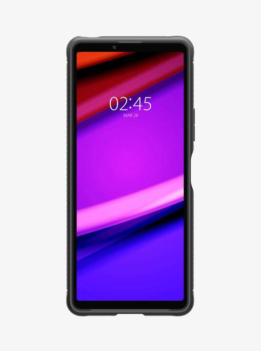Produktbild Spigen Rugged Armor Hülle für Sony Xperia 10 VI – mattschwarz (Sony Xperia 10 VI)