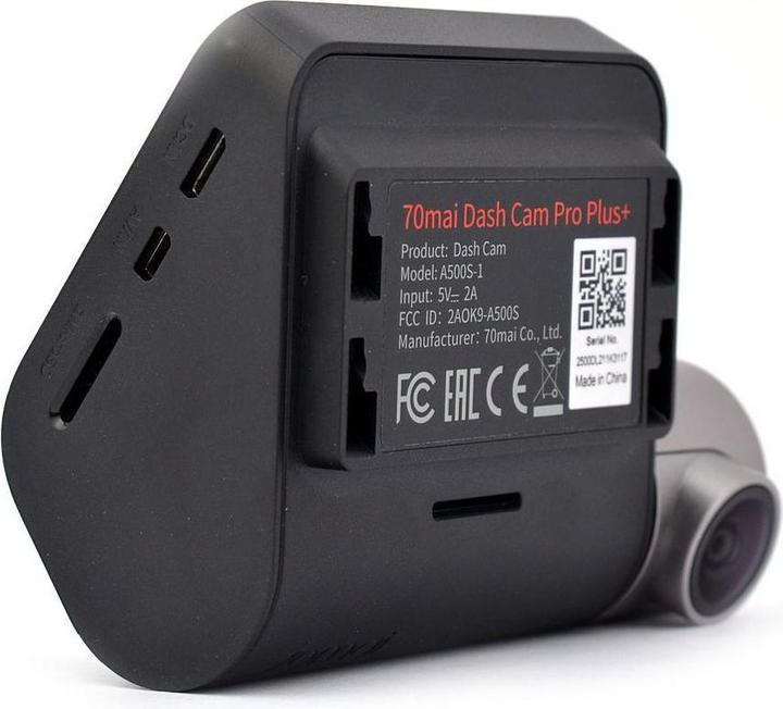 Image du produit 70mai a500s (Écran intégré, Microphone intégré, Vision nocturne, Récepteur GPS, QHD)