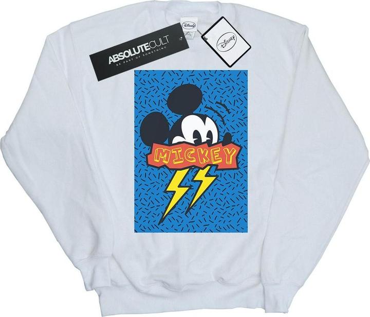 Actual product image Disney Mens Mickey Mouse 90s Flash Sweatshirt (S)