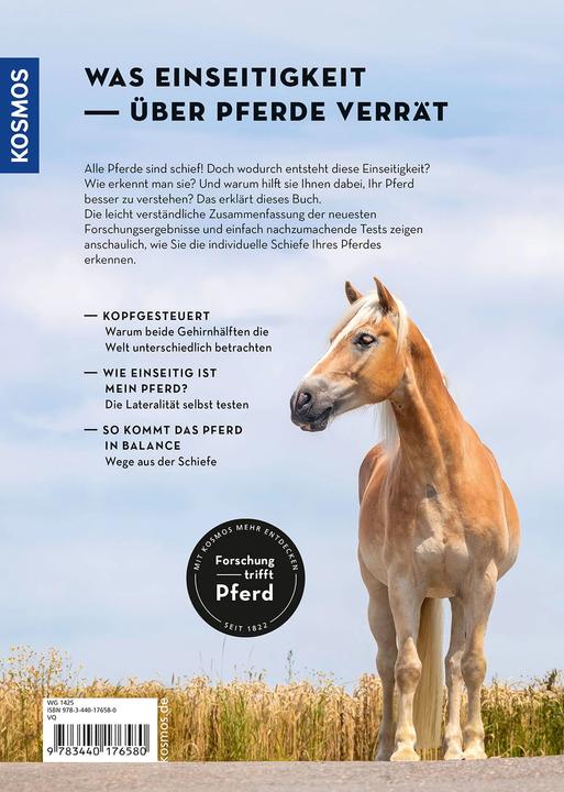 Immagine prodotto Kosmos Lateralität bei Pferden (Tedesco, Isabell Marr, Konstanze Krüger, Agricoltore, Kate, 2024)