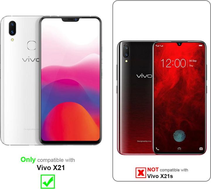 Actual product image Cadorabo Book Jeans Optics Cover (Vivo X21)