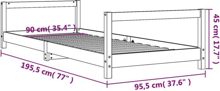 Produktbild VidaXL Jon (90 x 190 cm)
