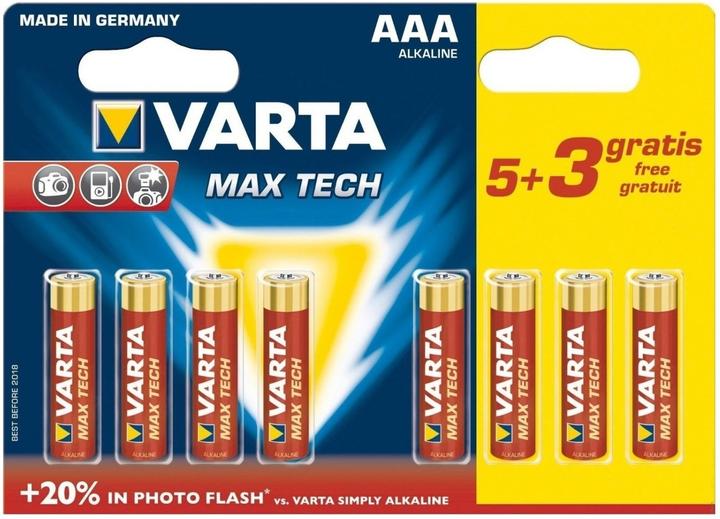 Immagine prodotto Varta Max Tech AAA 5+3 (8 pz., AAA)