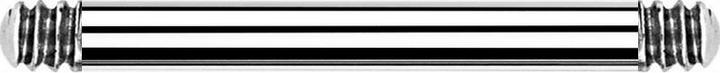 Produktbild Star Piercing Micro Barbell-Stab silber (Chirurgenstahl 316L)