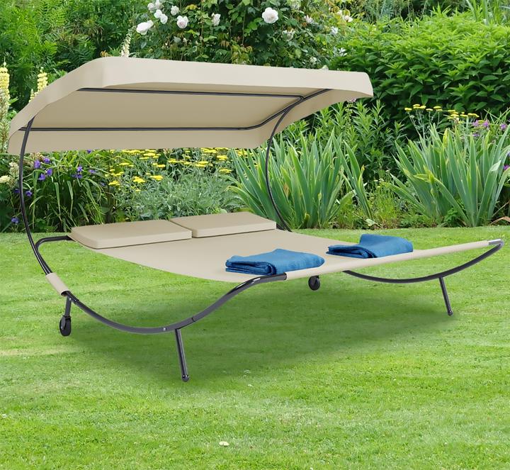 Actual product image VCM Double lounger garden lounger 2 people Bindox (200 cm)