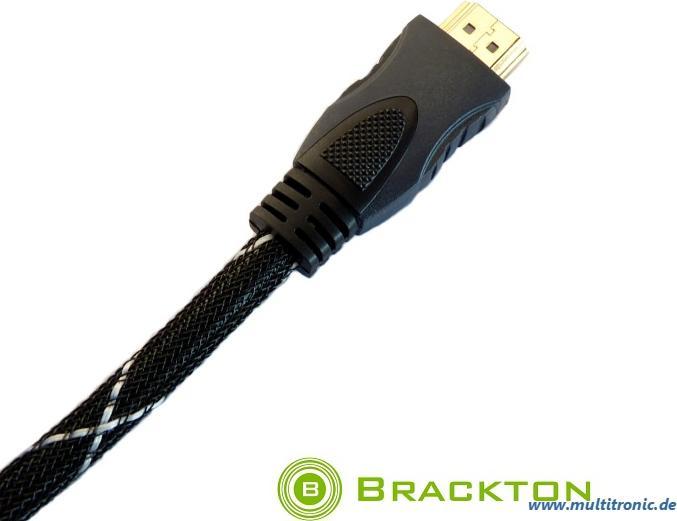 Produktbild Brackton Ultra HD 4K 3D Professional mit Ethernet HDMI 2.0a Kabel 15m St/St (15 m, HDMI)