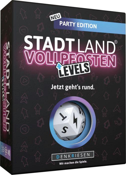 Produktbild Denkriesen - STADT LAND VOLLPFOSTEN® - Levels - PARTY EDITION - "Jetzt geht's rund." (Deutsch)