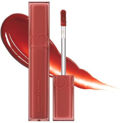 Rom&Nd Dewyful Water Tint Lip Gloss 0.18 fl oz 04 Chili Up Longlasting Lip Tint Moisturizing Natural Gloss (04 Chili Up)