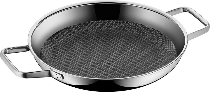 Produktbild WMF Edelstahlpfanne Servierpfanne 28cm Wabenboden Profi Resist Induktion beschichtet (28 cm, Bratpfanne, Aluminium, Edelstahl)
