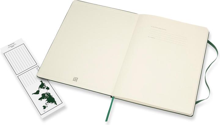 Actual product image Moleskine XL - Notebook (250 x 190 mm, Checked, Hardcover)