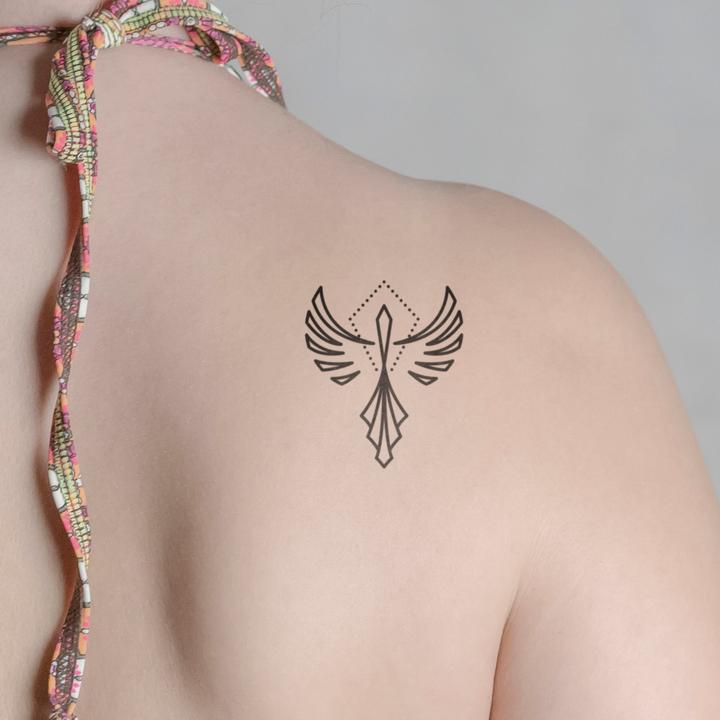 Immagine prodotto minink Tatuaggio temporaneo - Fenice astratta
