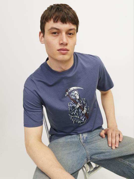 Actual product image Jack & Jones Printed round neck T-shirt T-shirt (L)