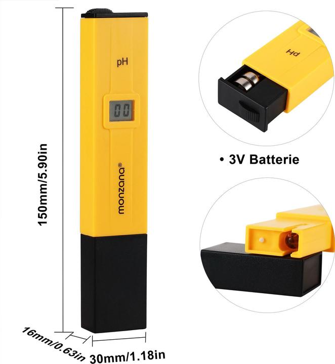 Actual product image Monzana Water tester