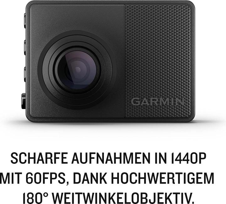 Produktbild Garmin Dash Cam 67W (Bluetooth, Beschleunigungssensor, GPS-Empfänger, Eingebaute Anzeige, WQHD)
