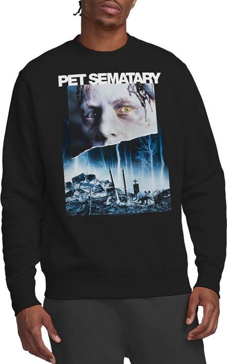 Actual product image Pet Sematary Unisex Adult Poster Sweatshirt (L)